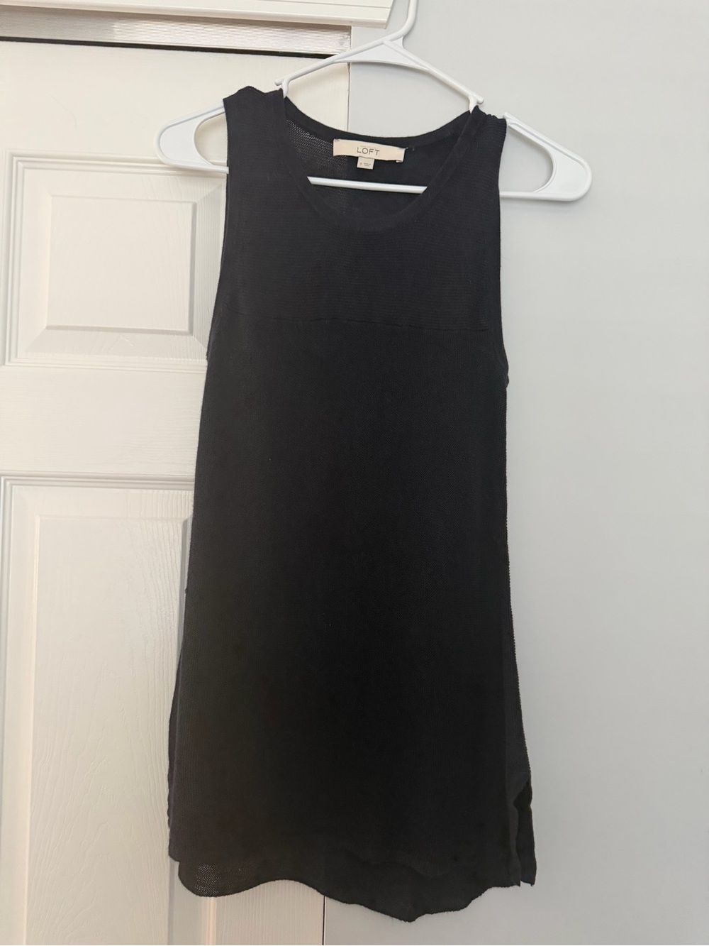 LOFT Navy Blue Sleeveless Tank Tunic